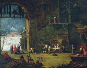 Die Jahreszeiten - Winter von Antonio Diziani